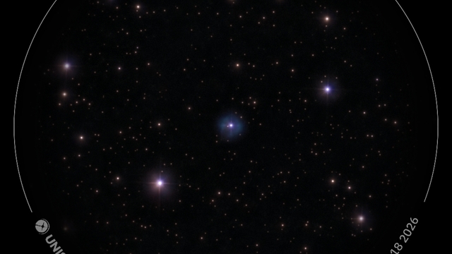 Nébuleuse de la boule de cristal du 18 mars 2026